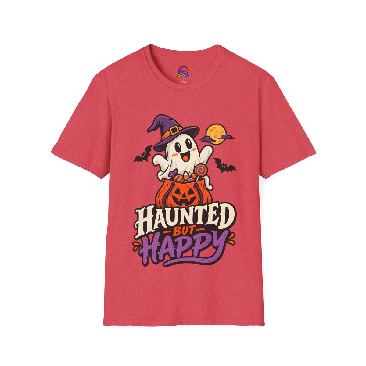Haunted But Happy Halloween T-Shirt