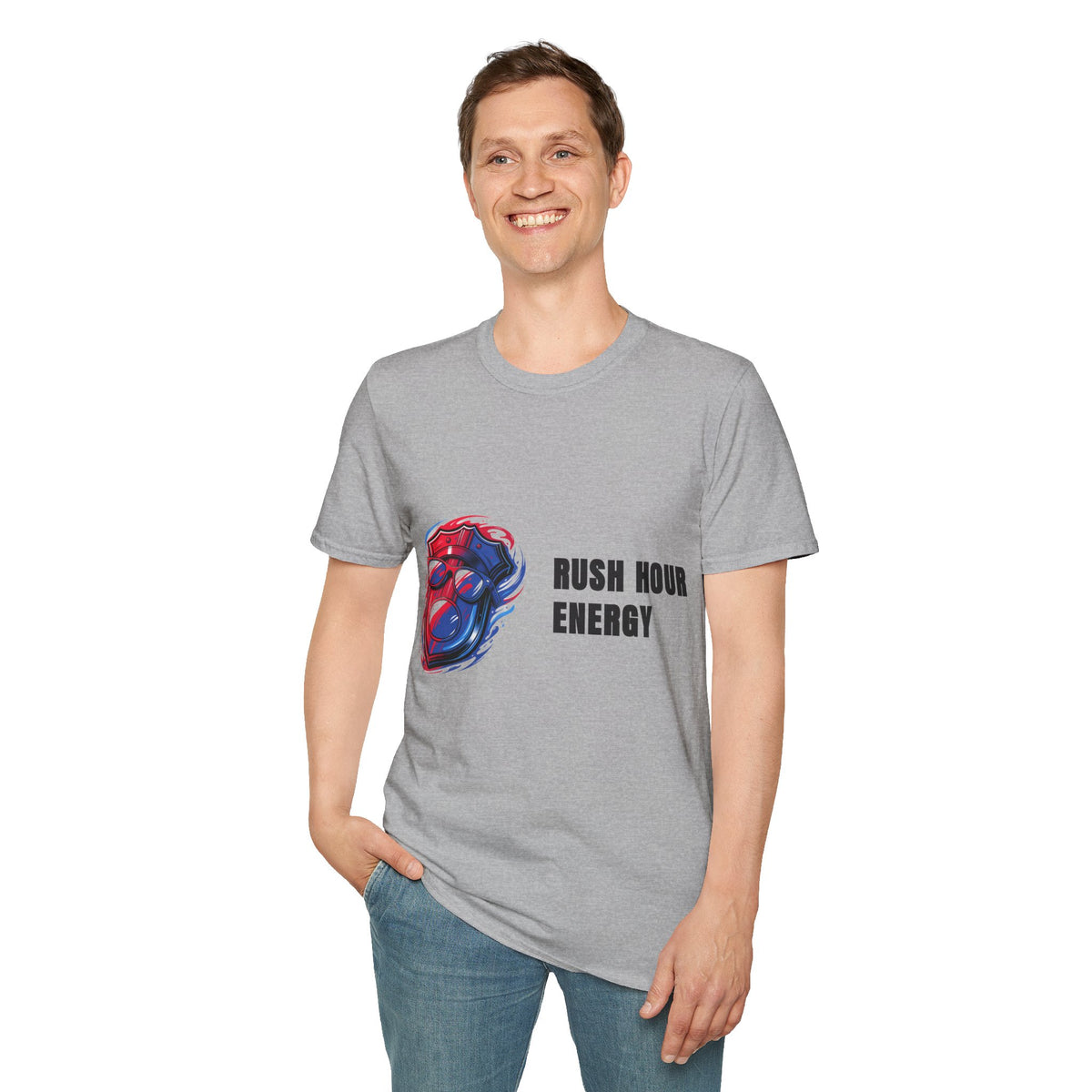 Rush Hour Energy T-Shirt — Retro Racing Skull Graphic Tee - Trending Now - September 2026