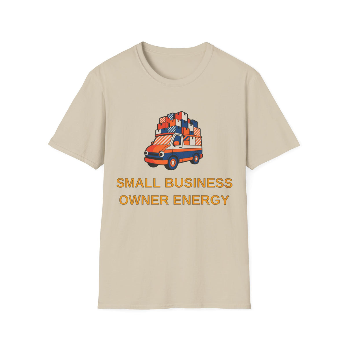 Small Business Owner Energy T‑Shirt — Delivery Van Stack Graphic Tee - Trending Now - August 2026