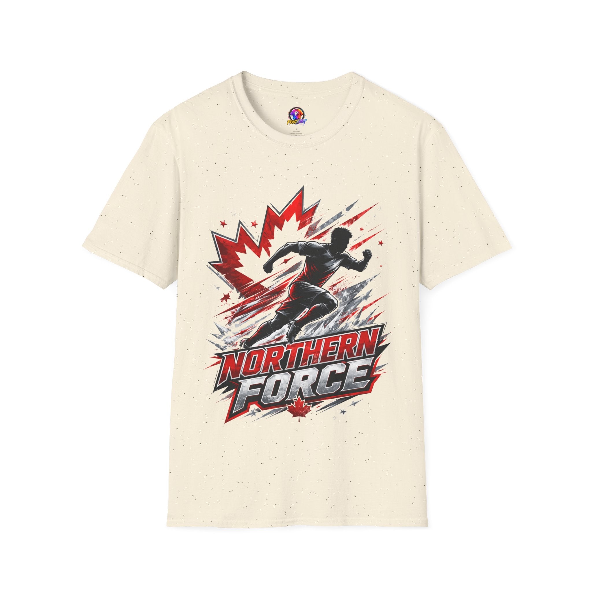 Canada Northern Force Running T‑Shirt — Canada Maple Runner Athletic Tee
