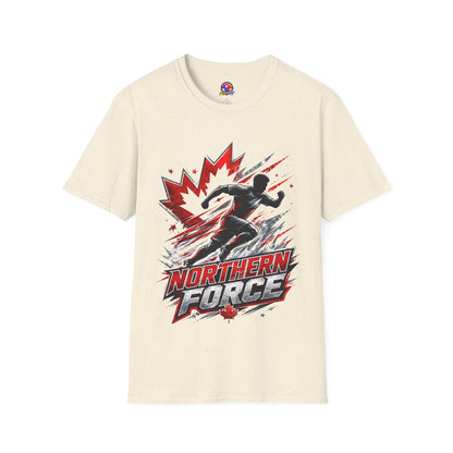 Canada Northern Force Running T‑Shirt — Canada Maple Runner Athletic Tee