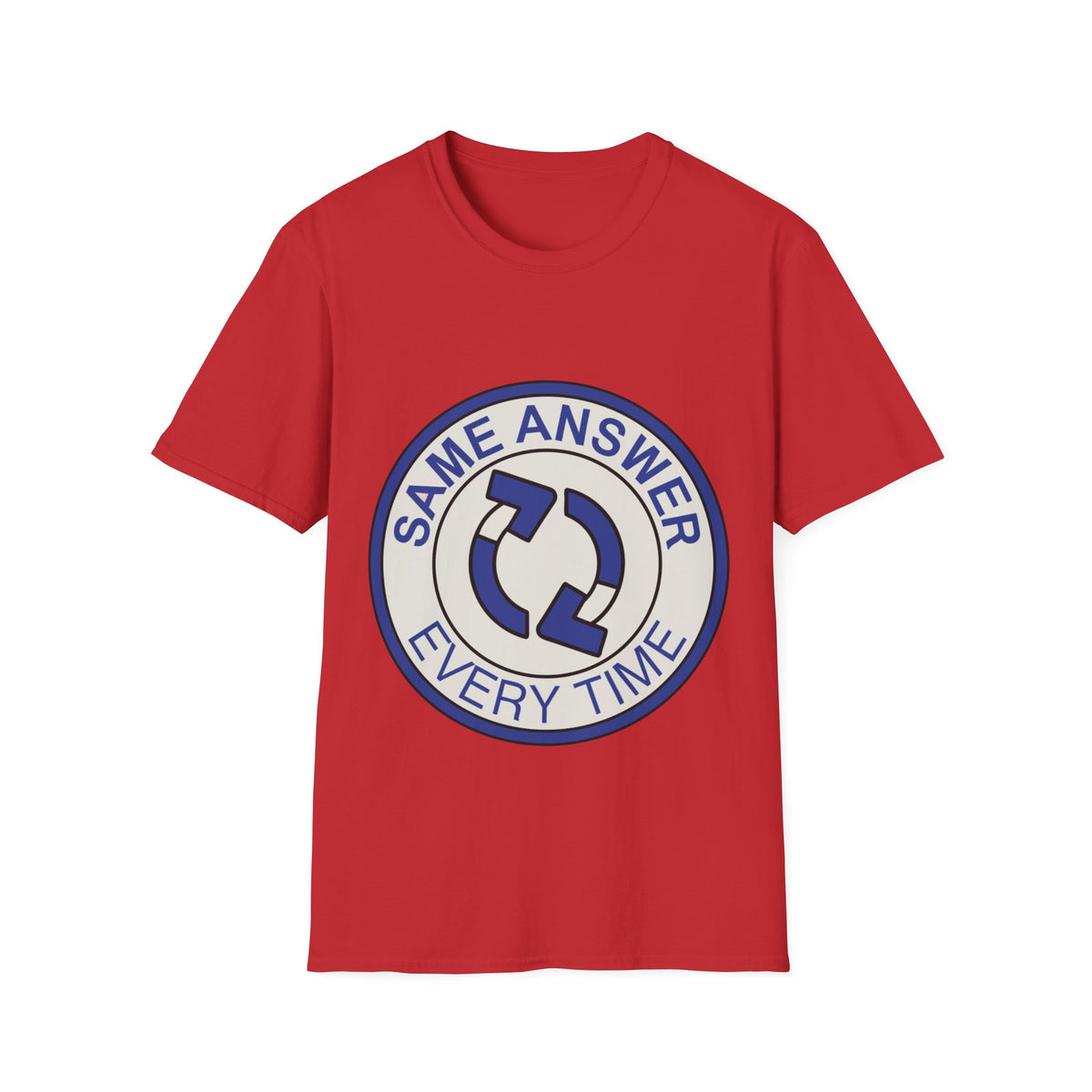 "Same Answer Every Time" Recycle Arrow Graphic Tee - Trending Now - September 2026