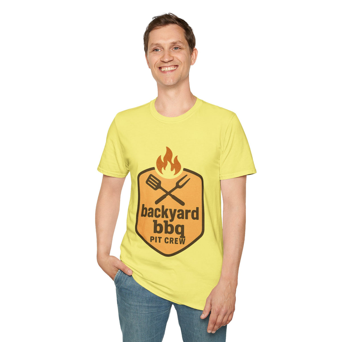 Backyard BBQ T-Shirt — Grilling Badge Tee - Trending Now - August 2026