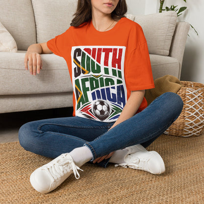 South Africa Soccer T-Shirt — Vintage Flag Football Fan Tee