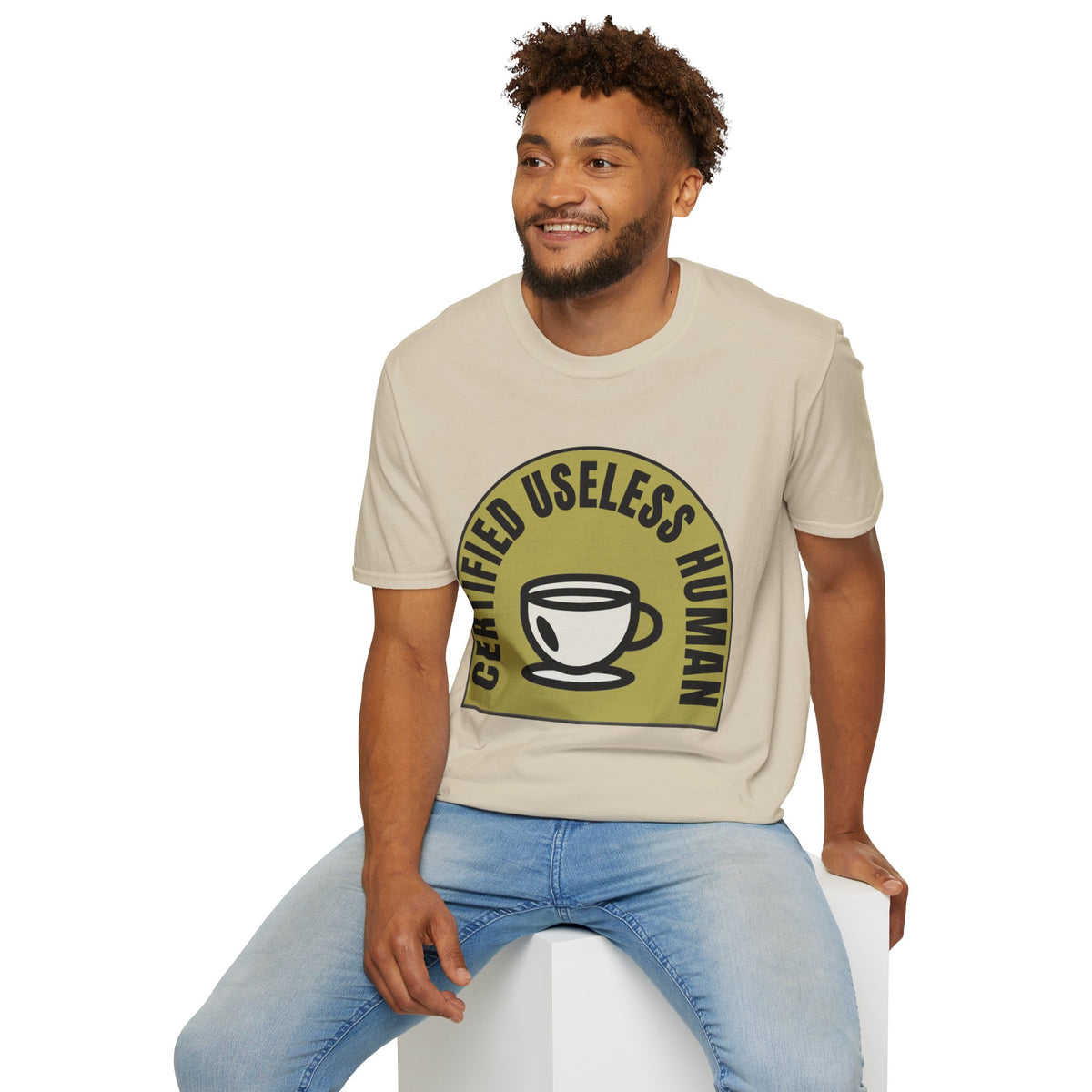 Certified Useless Human T-Shirt — Funny Coffee Lover Graphic Tee - Trending Now - August 2026