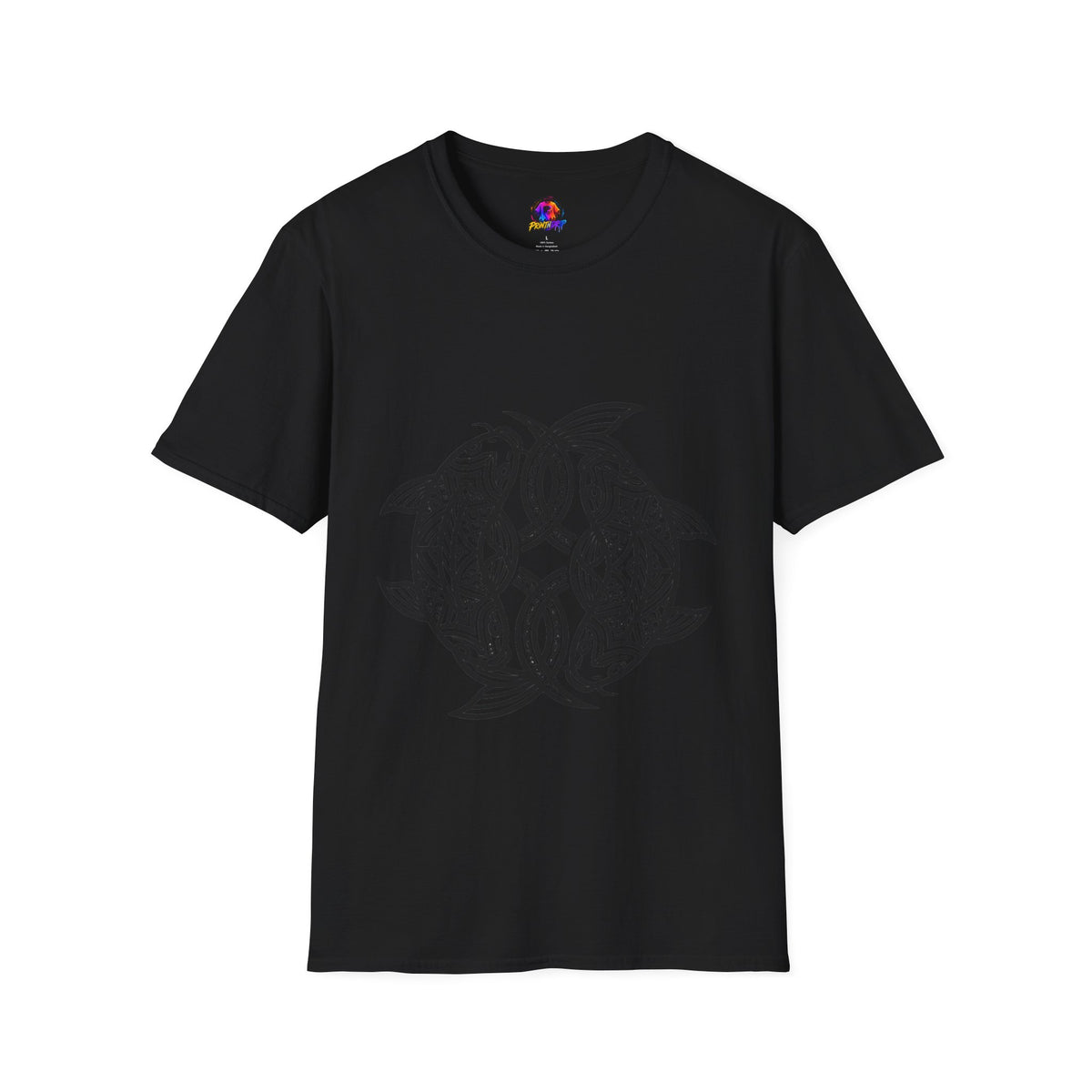 T-Shirt — Intricate Tribal Turtle Line Art Graphic Tee