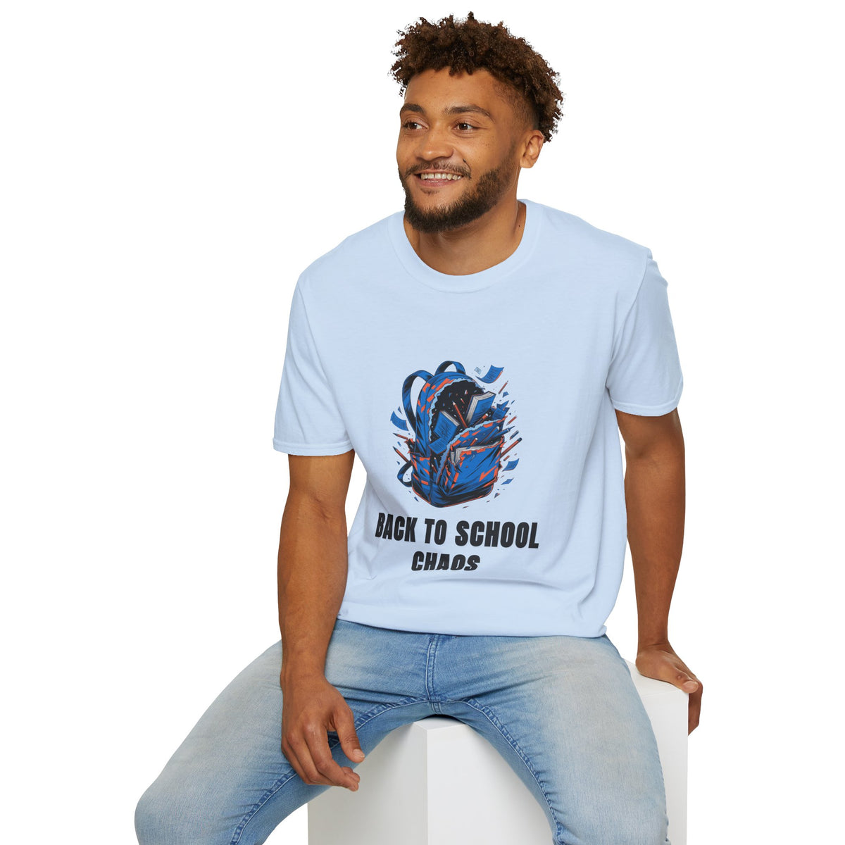 Back to School Chaos T-Shirt — Graphic Backpack Design - Trending Now - August 2026