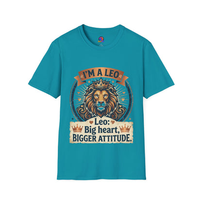 Leo Zodiac T-Shirt — "I’m a Leo: Big Heart, Bigger Attitude"