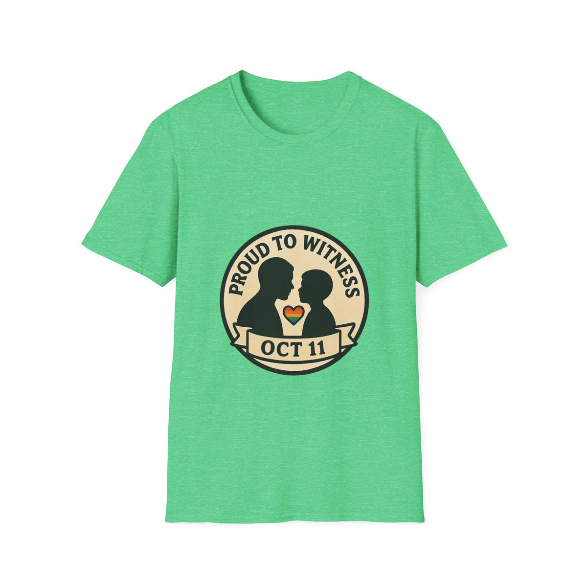 T-Shirt — Proud to Witness Oct 11 Badge Tee - Trending Now - October 2026