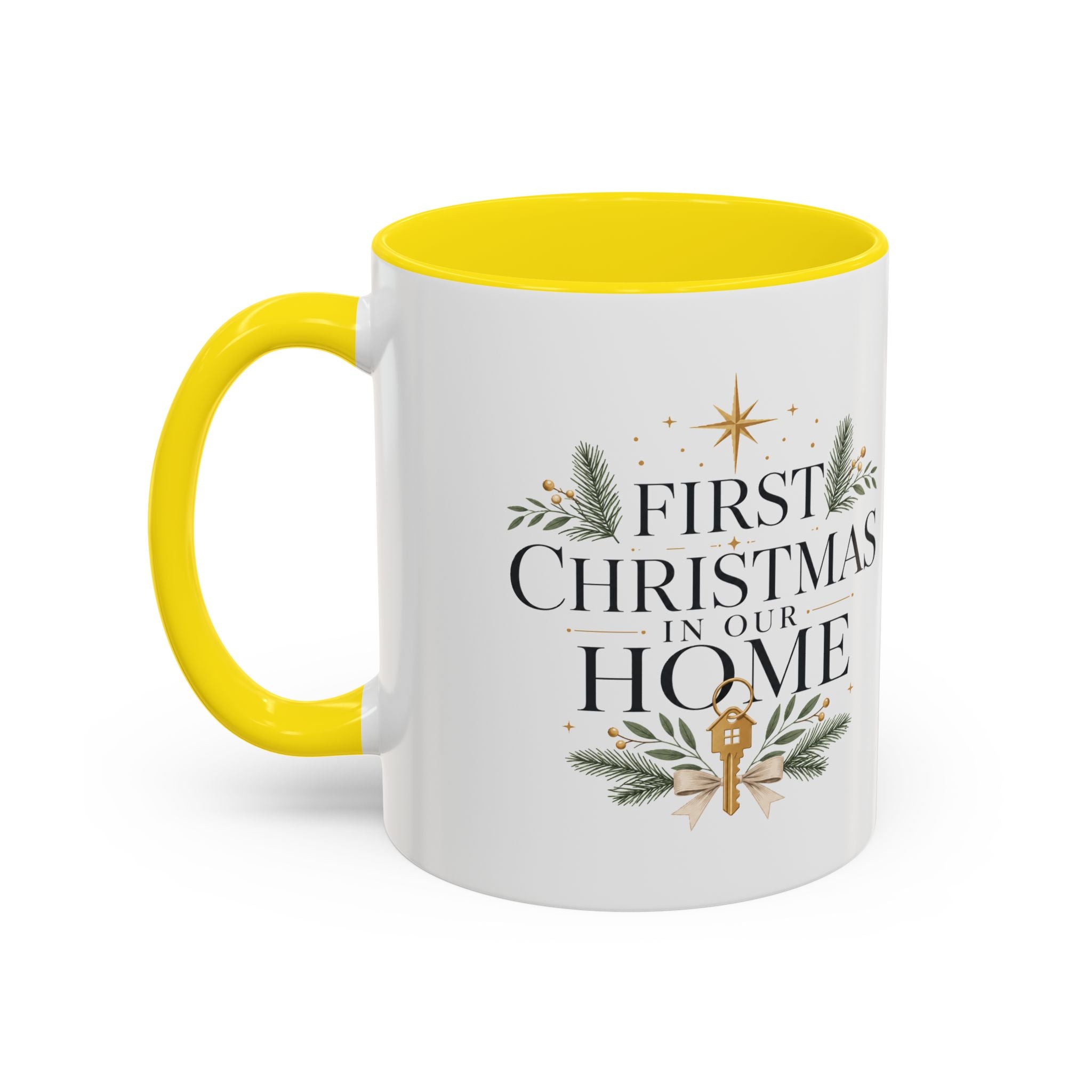 Christmas First Christmas in Our Home Accent Coffee Mug – Holiday Keepsake