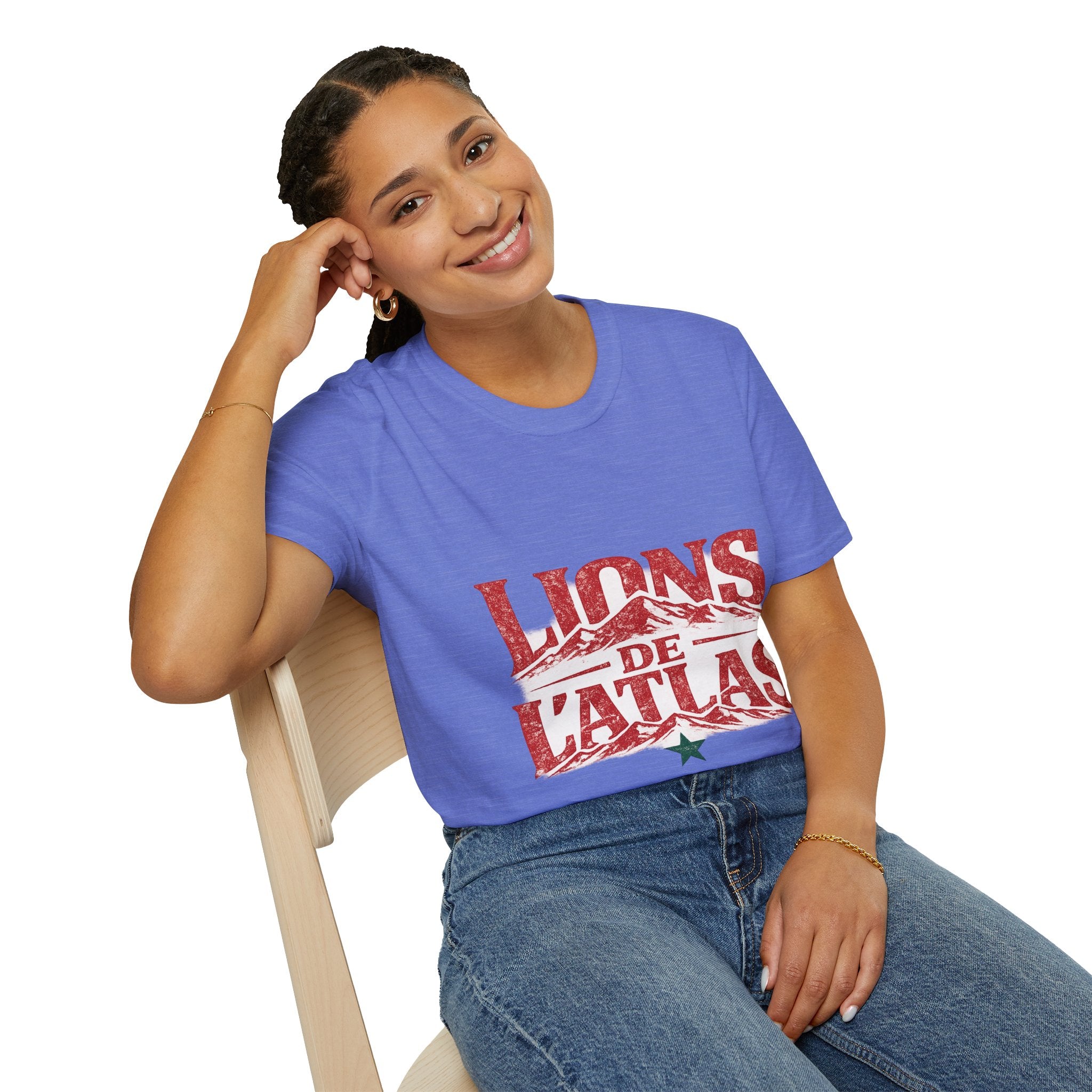 Morocco Lions de Atlas T-Shirt — Vintage Moroccan Atlas Mountain Graphic Tee