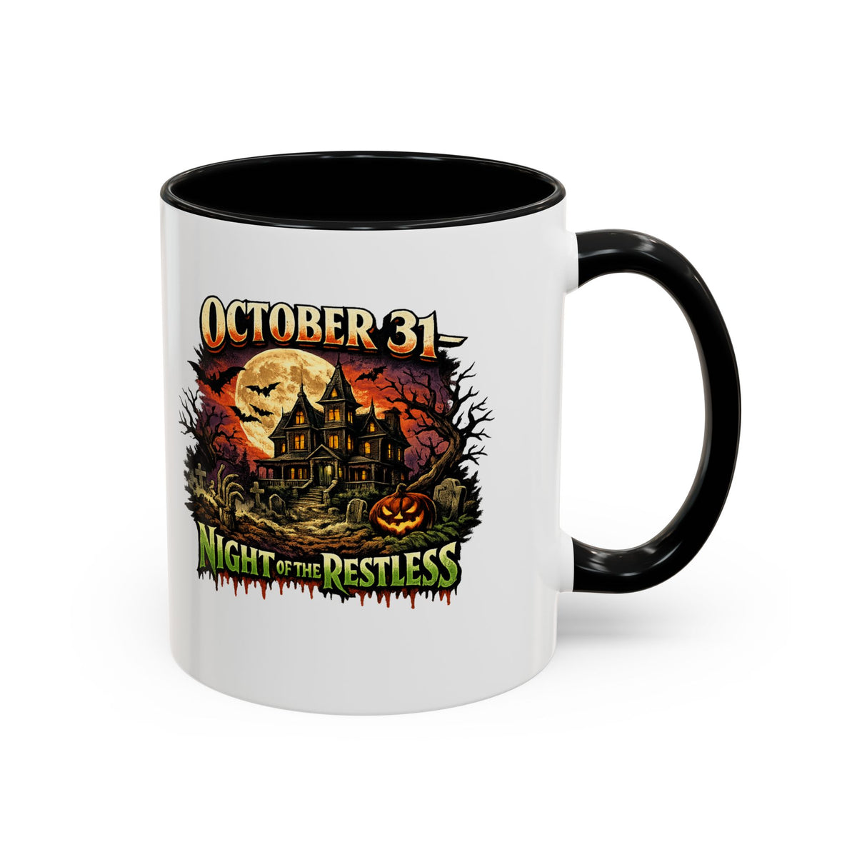 Halloween  October 31 Accent Coffee Mug