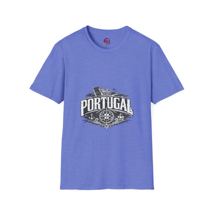 Portugal Vintage Compass T-Shirt — Nautical Travel Souvenir