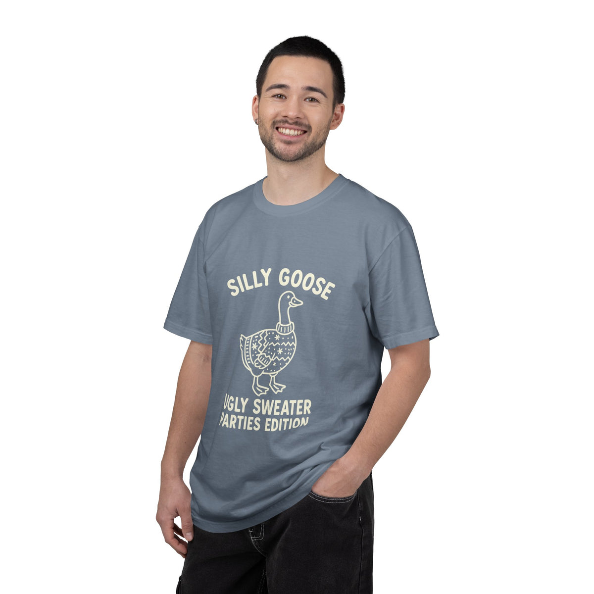 Silly Goose Ugly Sweater Parties Edition T-Shirt - Trending Now - October 2026