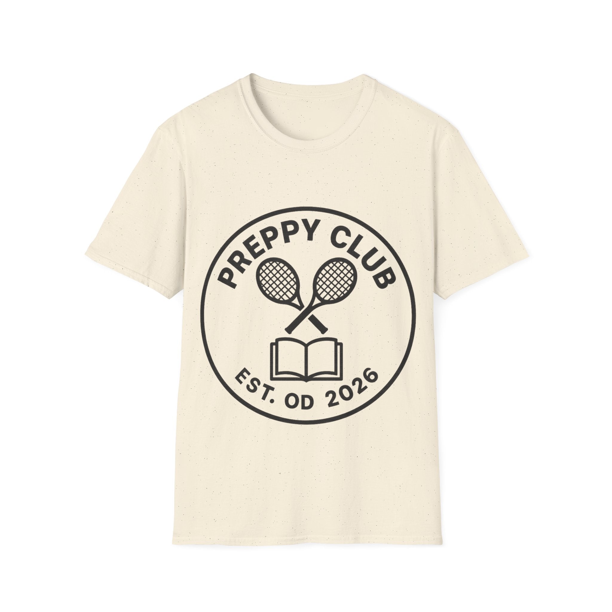 Preppy Club Tennis T‑Shirt — 'Preppy Club' Logo Tee (Est. 2026) - Trending Now - August 2026 Trends - Everyday Sporty T-shirt