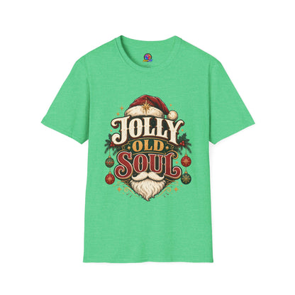 Jolly Old Soul T-Shirt — Vintage Santa Holiday Graphic Tee