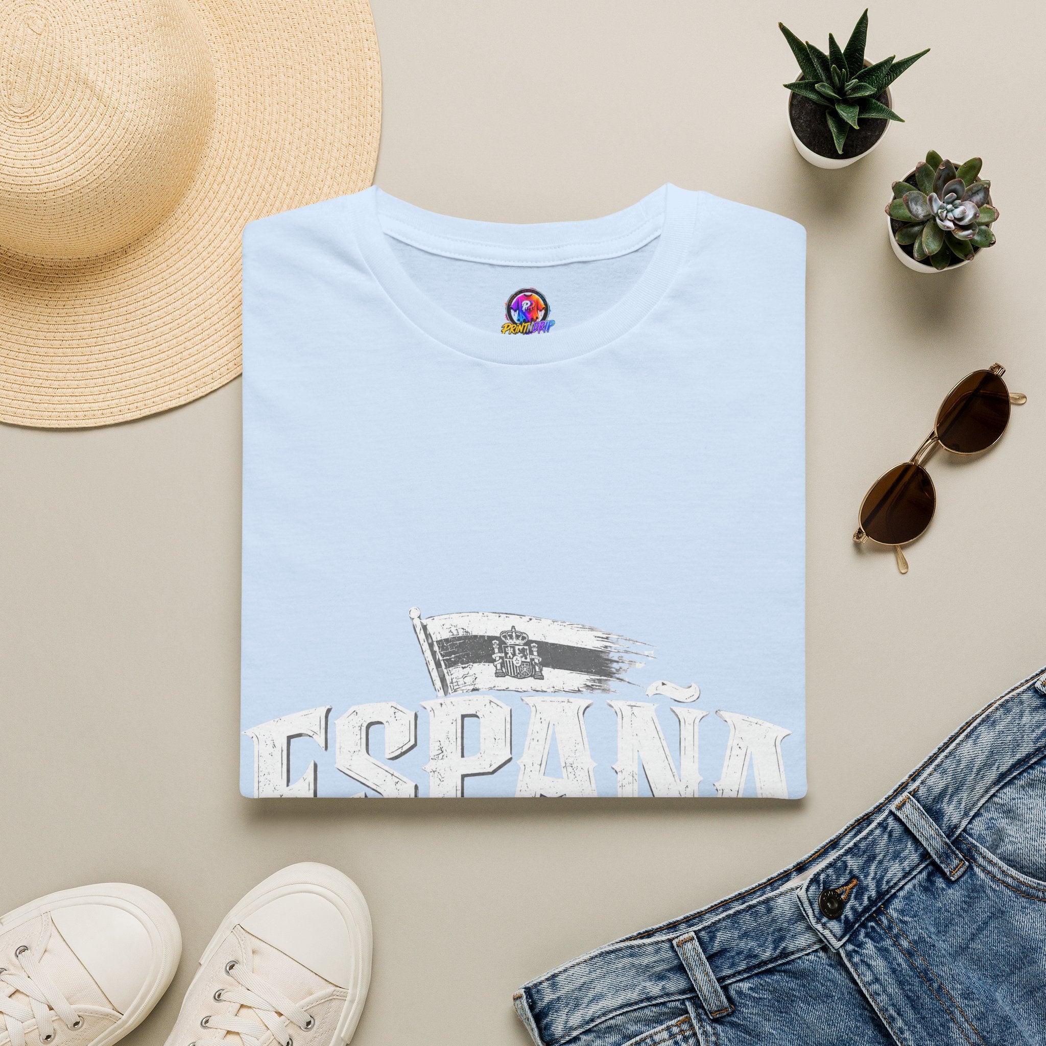 Spain Vintage T-Shirt — Retro Spanish Flag Tee