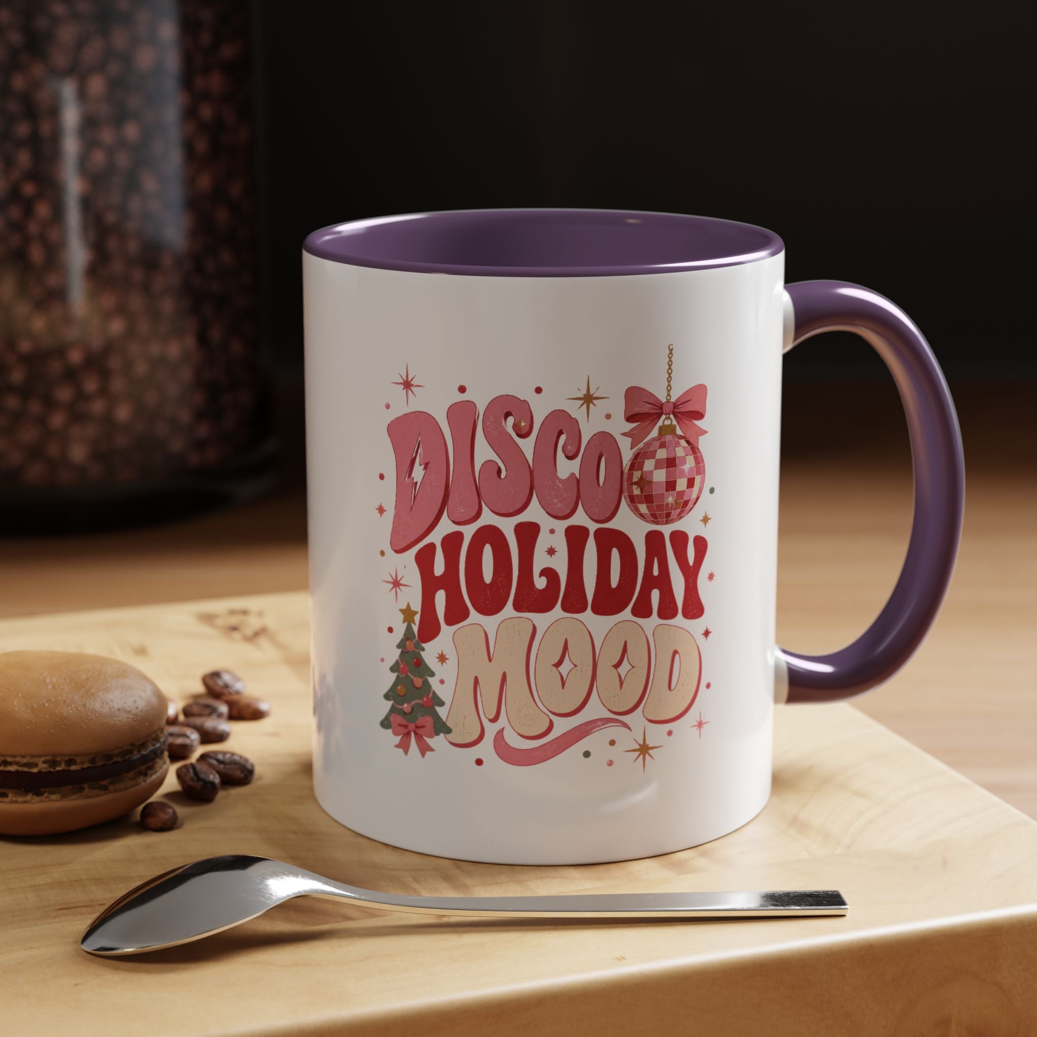 Modern Day Christmas Disco Holiday Mood Coffee Mug