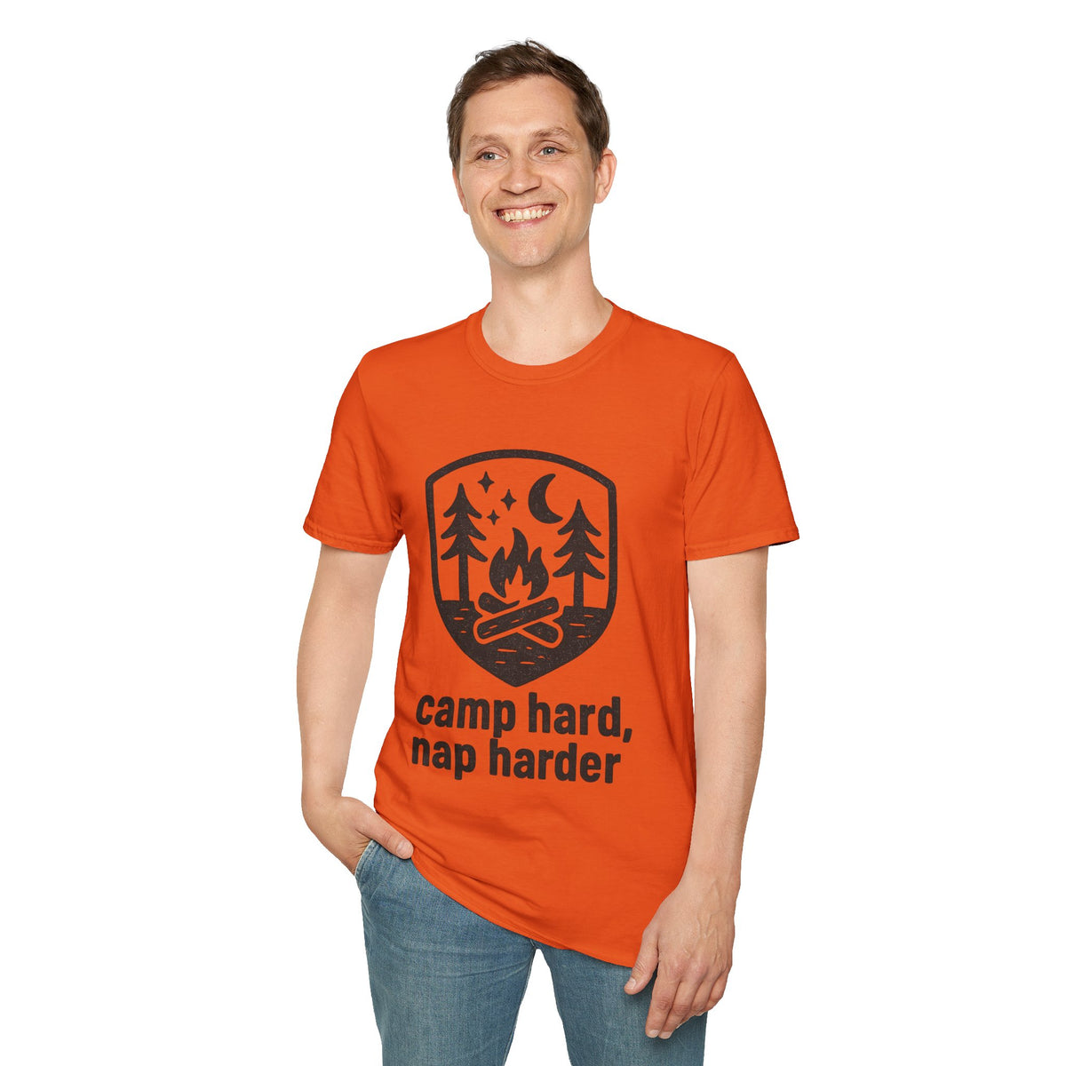 Adventure Forest T‑Shirt — Vintage Night Camping Crest - Trending Now - September 2026