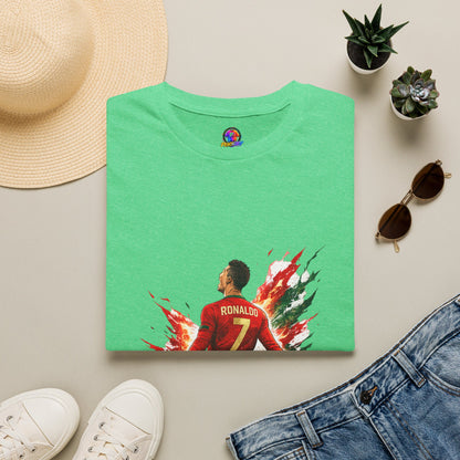 Portugal Soccer Player #7 Graphic T‑Shirt — Dynamic Portugal Fan Tee