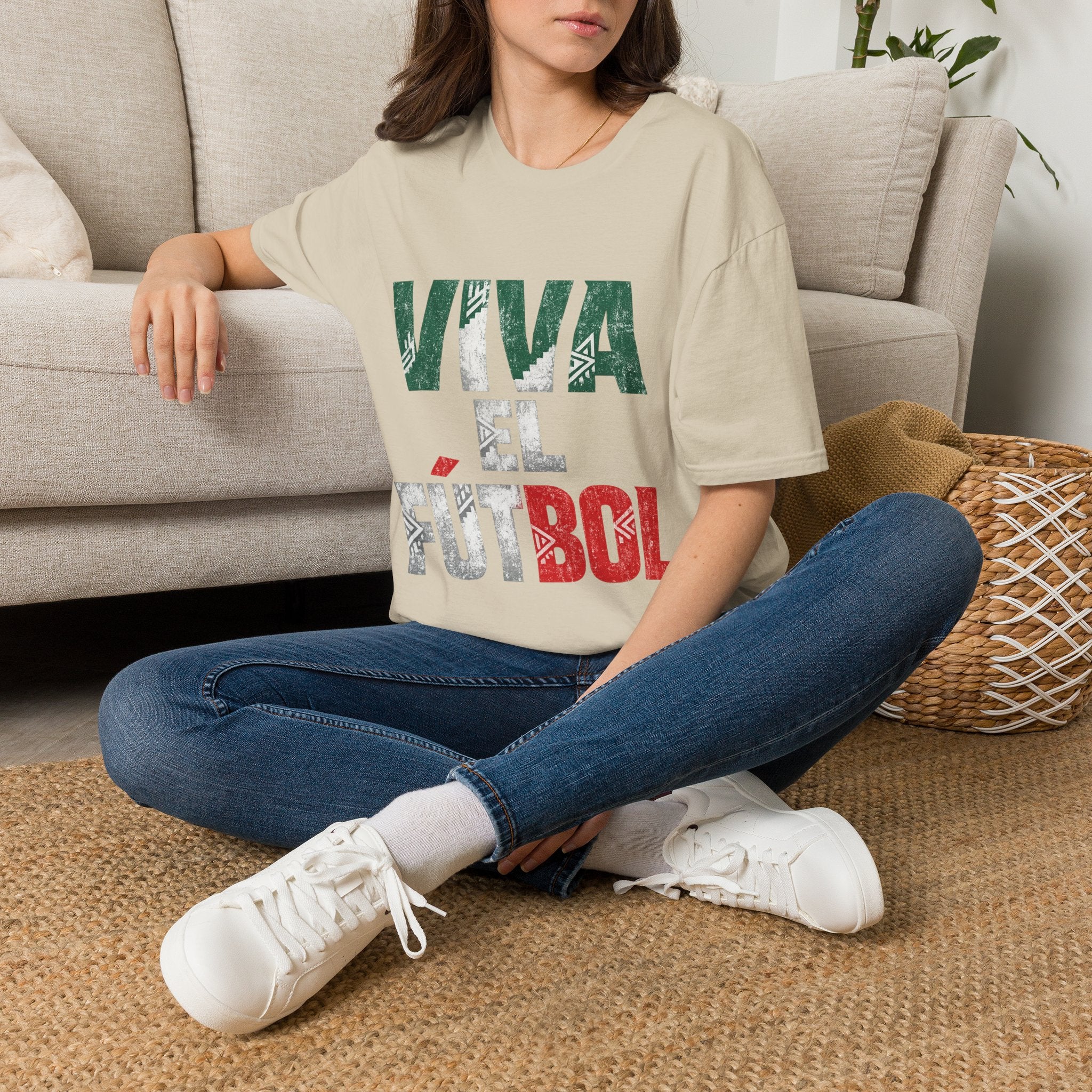 Mexico T-Shirt — "Viva El Fútbol" Mexican Soccer Graphic Tee