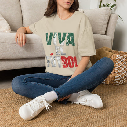 Mexico T-Shirt — "Viva El Fútbol" Mexican Soccer Graphic Tee