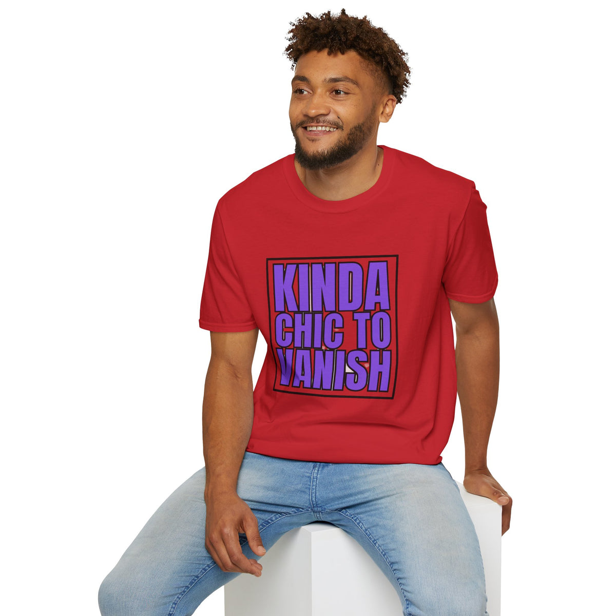 Kinda Chic to Vanish T-Shirt — Bold Purple Graphic Tee - Trending Now - August 2026