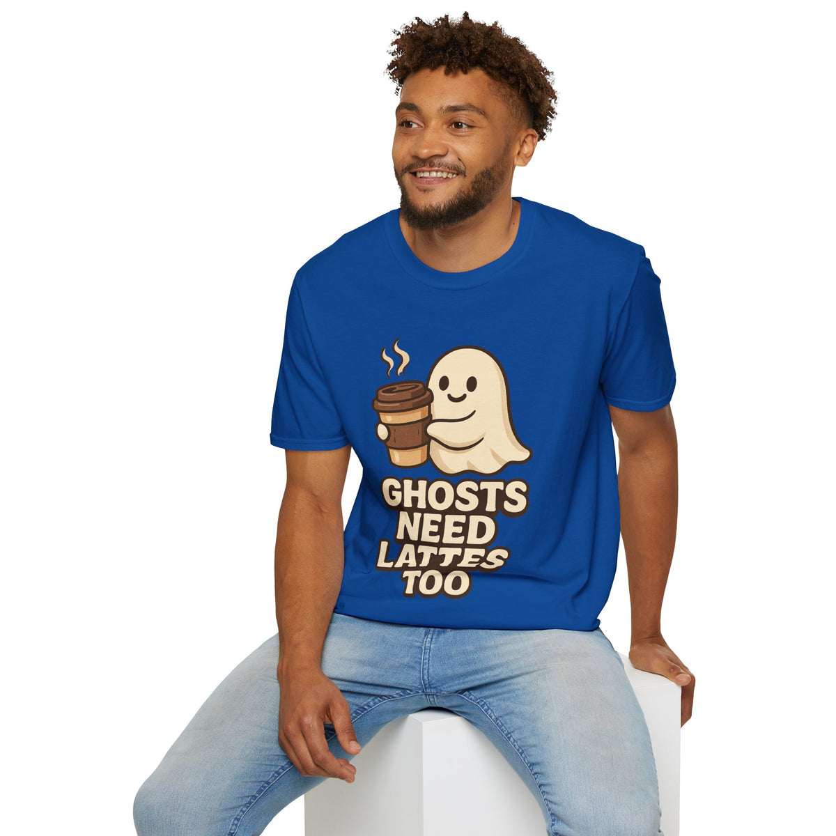 Ghosts Need Lattes Too T-Shirt - Trending Now - August 2026