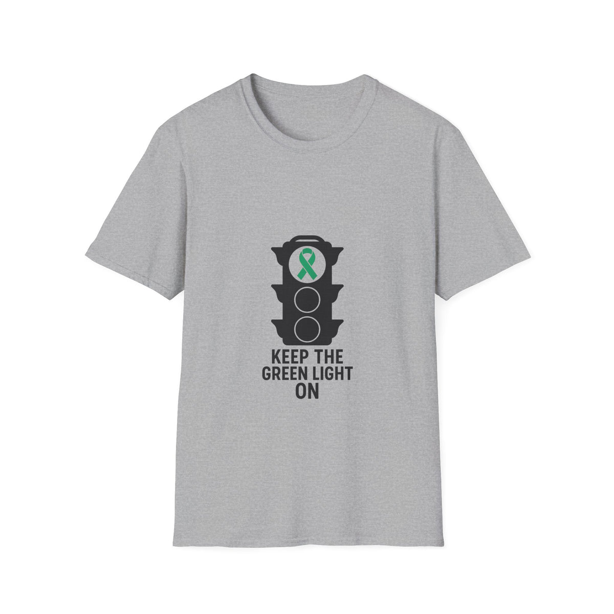 Keep the Green Light On T-Shirt – Mental Health Awareness Traffic Light Tee - Trending Now - October 2026