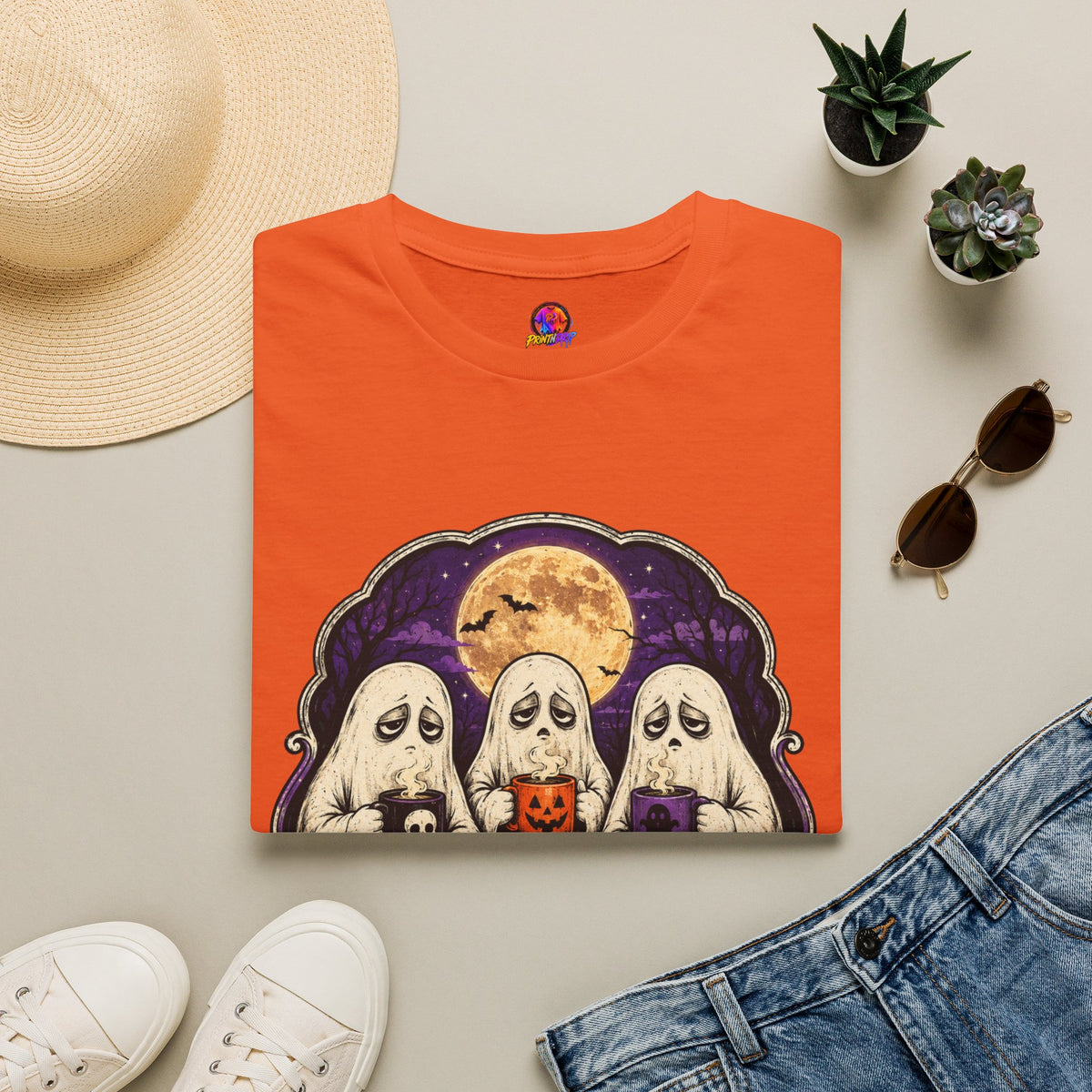 Halloween Low Energy High Spirit Unisex Softstyle T-Shirt