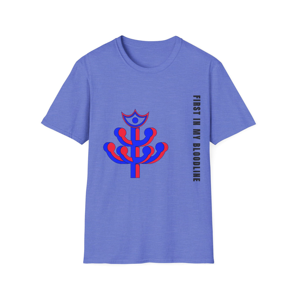 Abstract Floral Tee — Modern Red & Blue Graphic T-Shirt - Trending Now - September 2026
