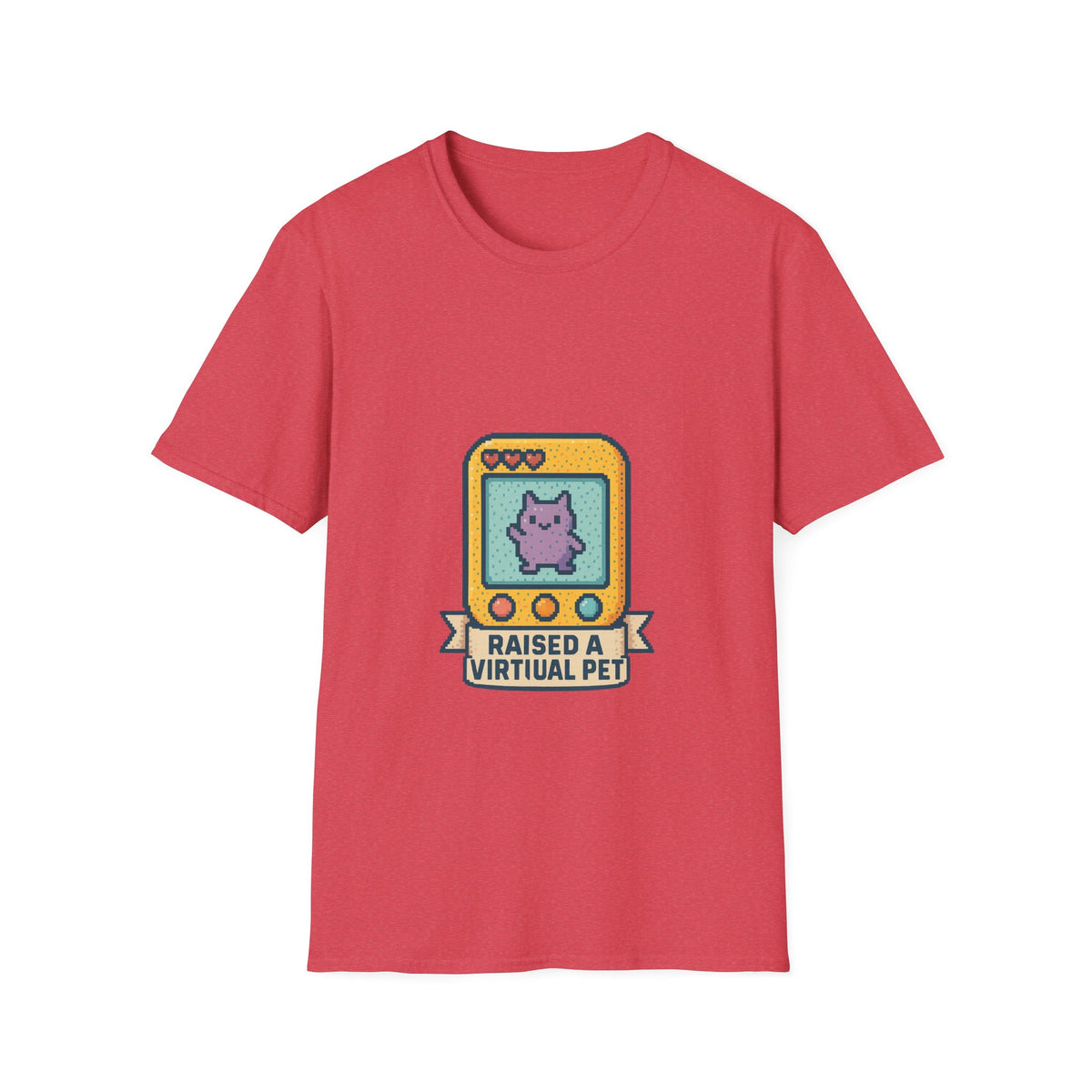 Raised a Virtual Pet T-Shirt — Retro Tamagotchi Gaming Tee - Trending Now - October 2026