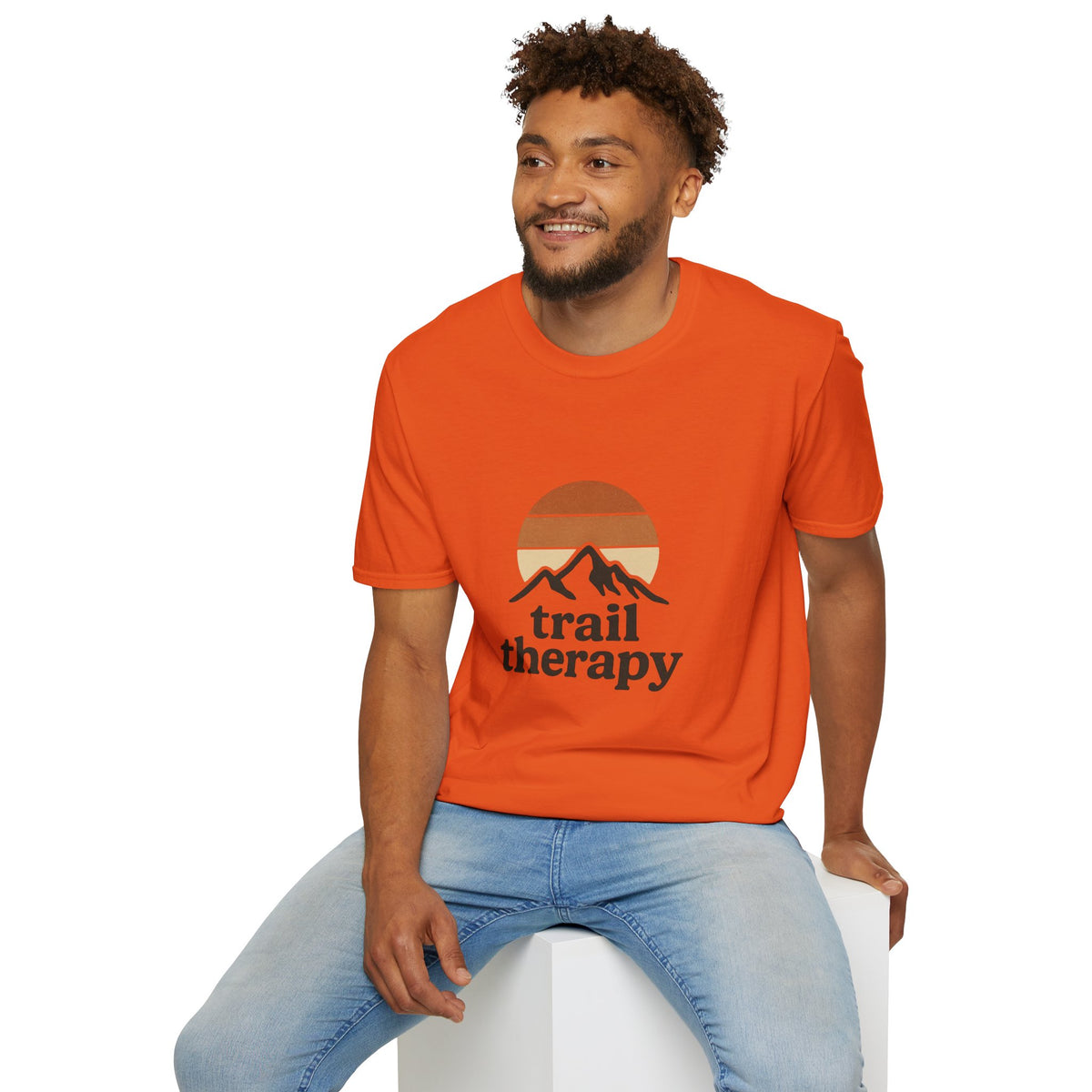 Mountain Therapy Sunset T‑Shirt — Retro Nature Adventure Tee - Trending Now - August 2026