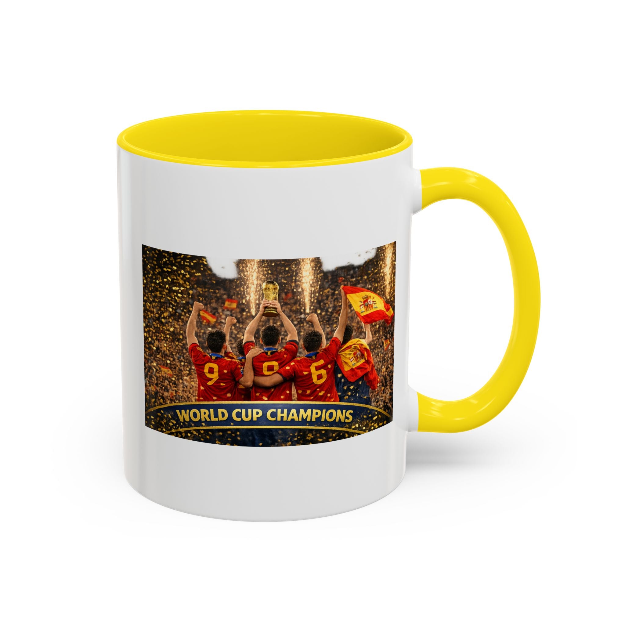 World Cup Champions Soccer Coffee Mug — Team Celebration Accent Mug