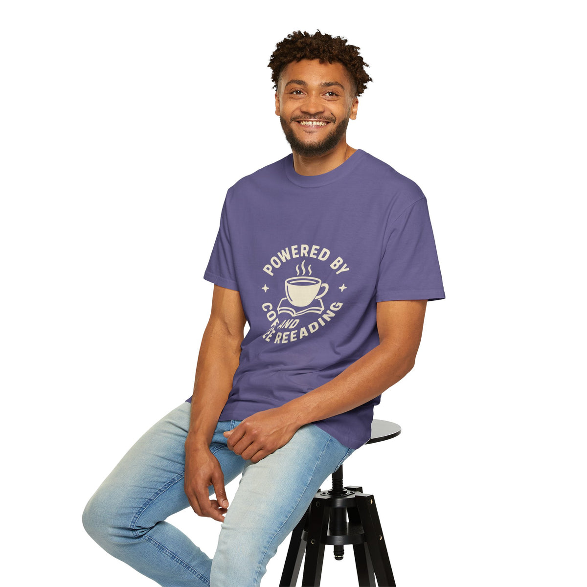 Coffee & Reading T-Shirt — "Powered by Coffee and Reading" Graphic Tee - Trending Now - October 2026