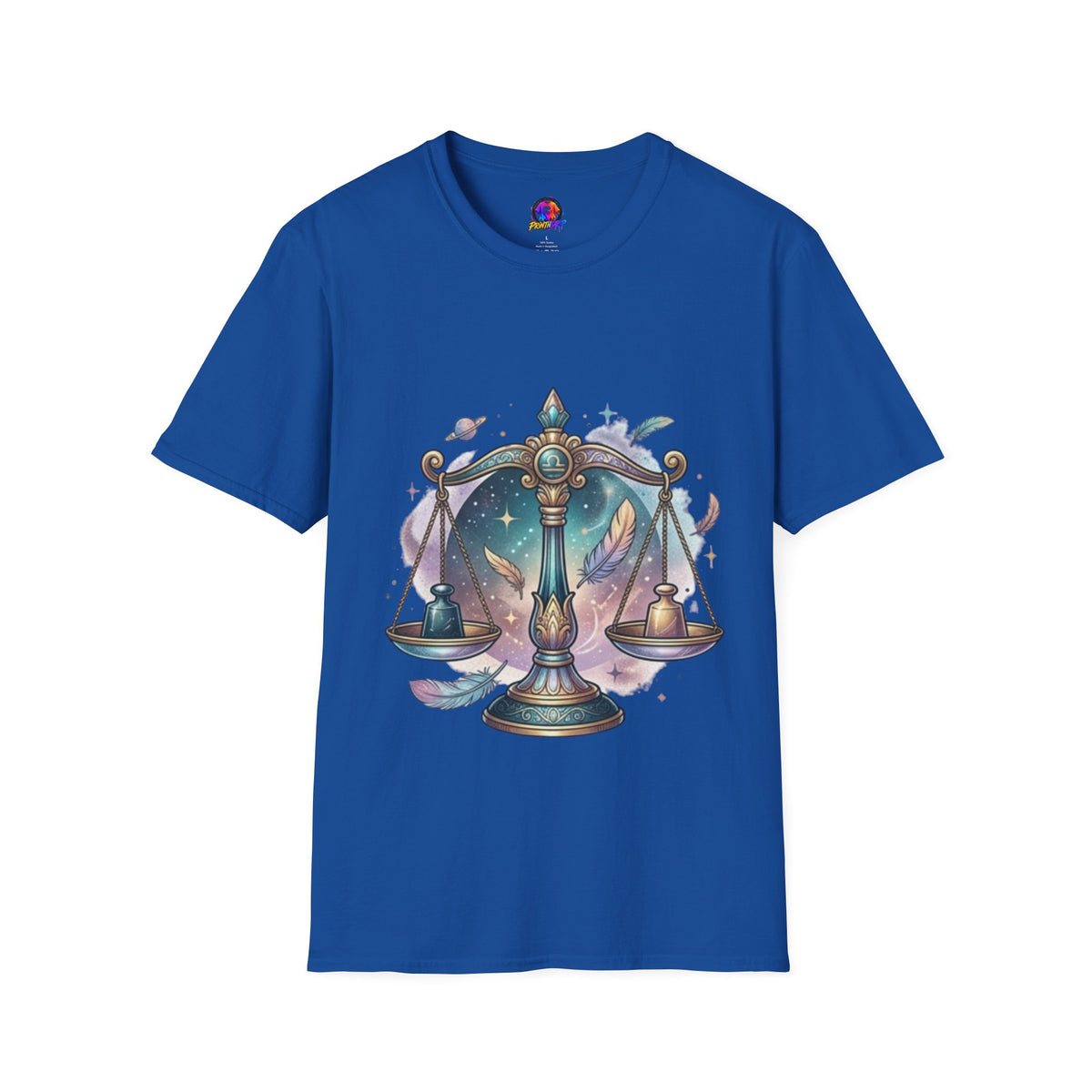 Libra Scales Zodiac T-Shirt — Celestial Astrology Graphic Tee