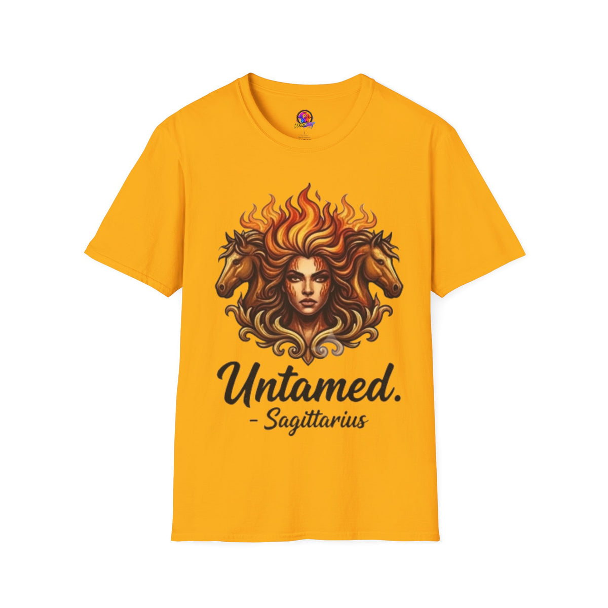 Sagittarius 'Untamed' Zodiac T-Shirt — Fiery Archer Astrology Tee