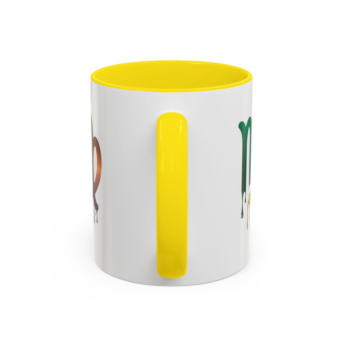 Virgo Zodiac Virgo Drip Accent Coffee Mug — Colorful Zodiac Astrology Gift