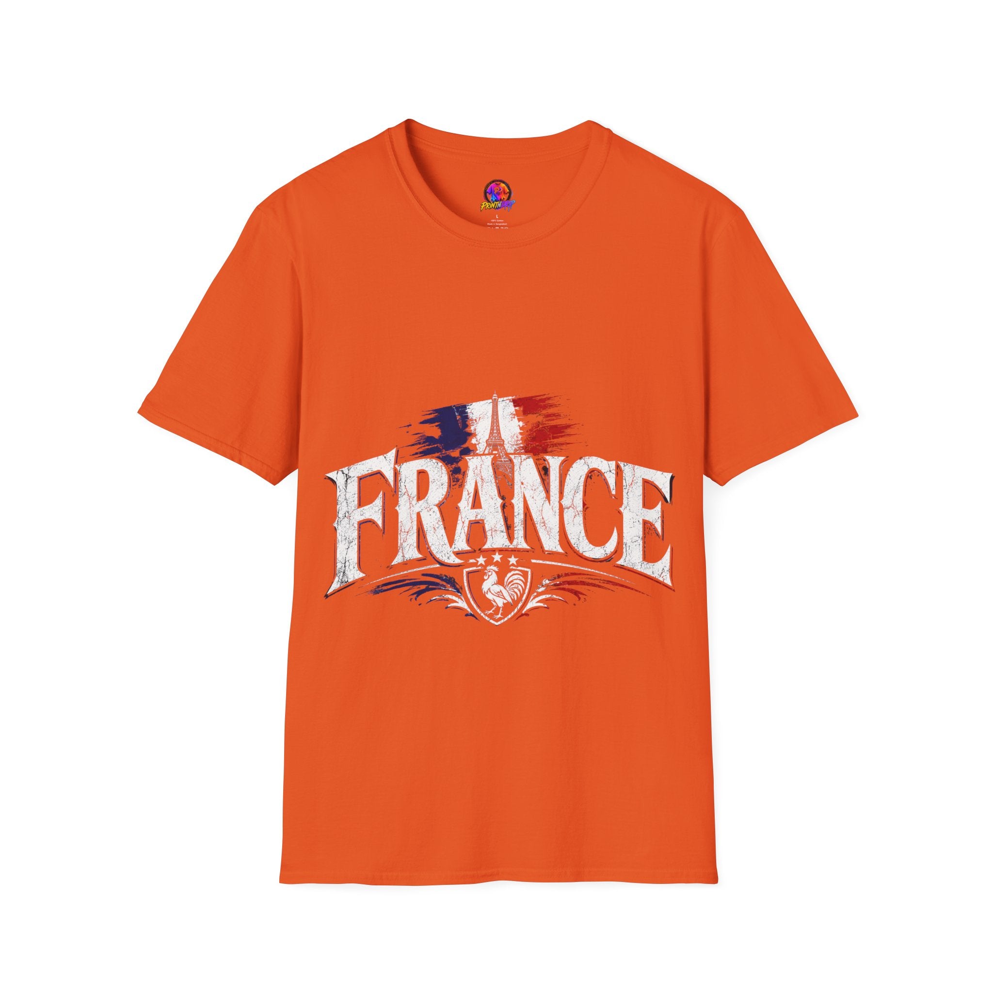 France Flag T-Shirt — Vintage Eiffel Tower French Pride Tee