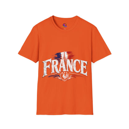 France Flag T-Shirt — Vintage Eiffel Tower French Pride Tee