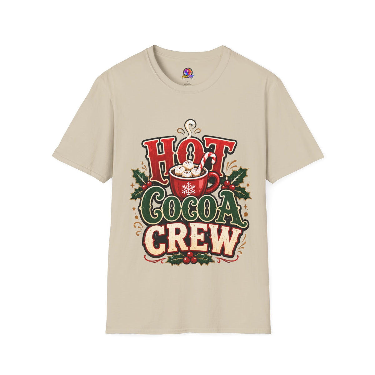Hot Cocoa Crew T‑Shirt — Cozy Holiday Hot Chocolate Graphic Tee