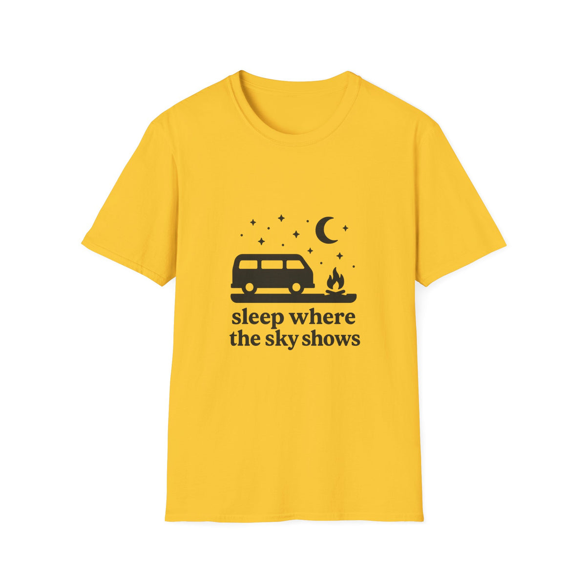 Retro Camper Night Sky T-Shirt - Trending Now - August 2026