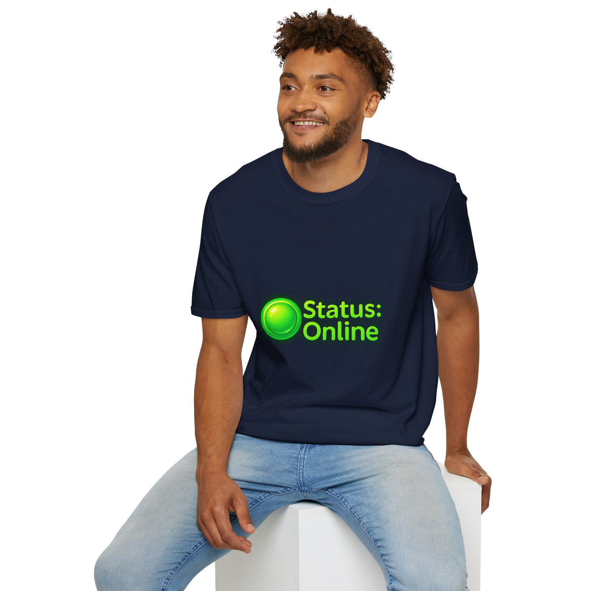 Status Online T-Shirt — Green Online Status Icon Tee - Trending Now - October 2026