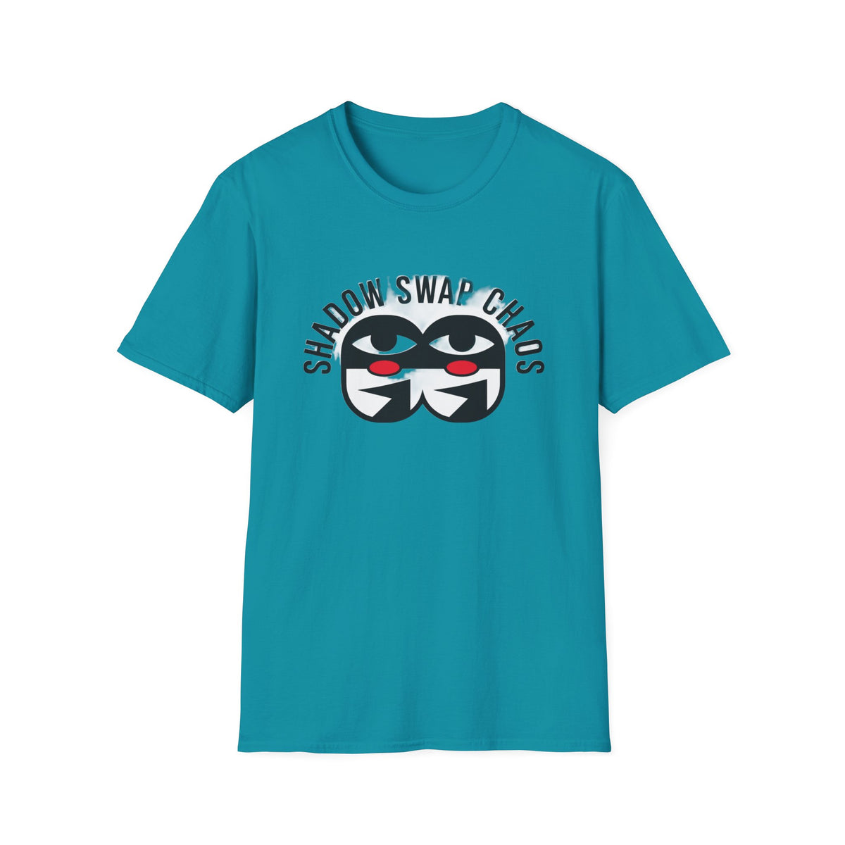 Shadow Swap Chaos T-Shirt — Graphic Anime Mask Tee - Trending Now - August 2026