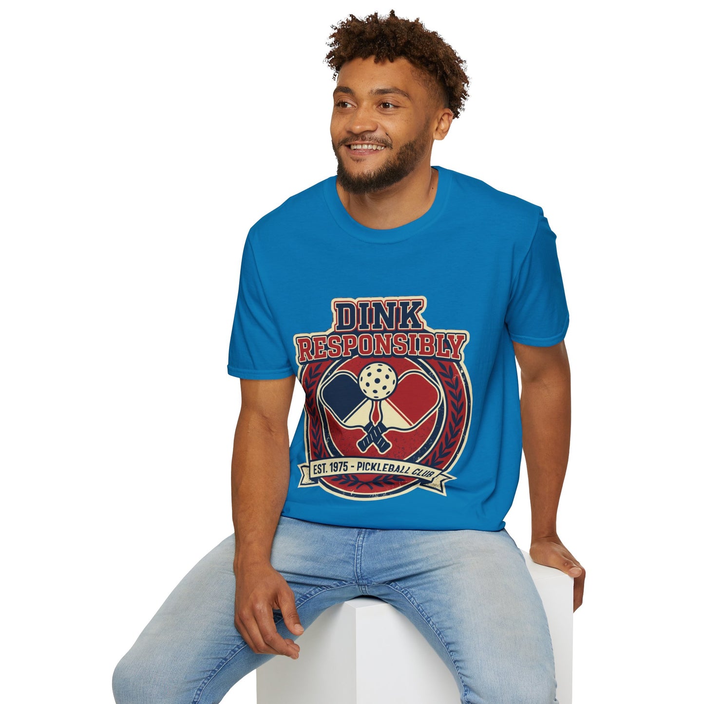 Pickleball T‑Shirt — "Dink Responsibly" Vintage Pickleball Club Tee