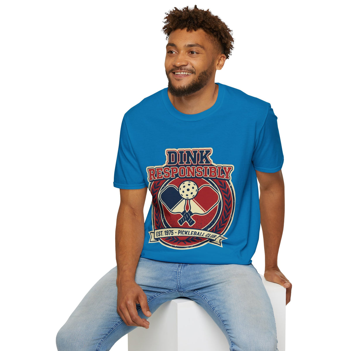 Pickleball T‑Shirt — "Dink Responsibly" Vintage Pickleball Club Tee