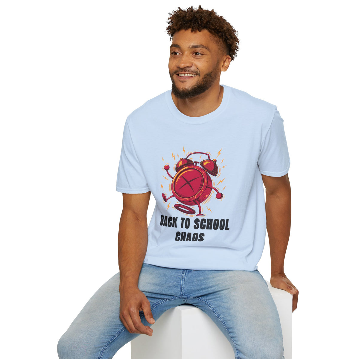 Back to School Chaos T-Shirt — Funny Alarm Clock Graphic Tee - Trending Now - August 2026
