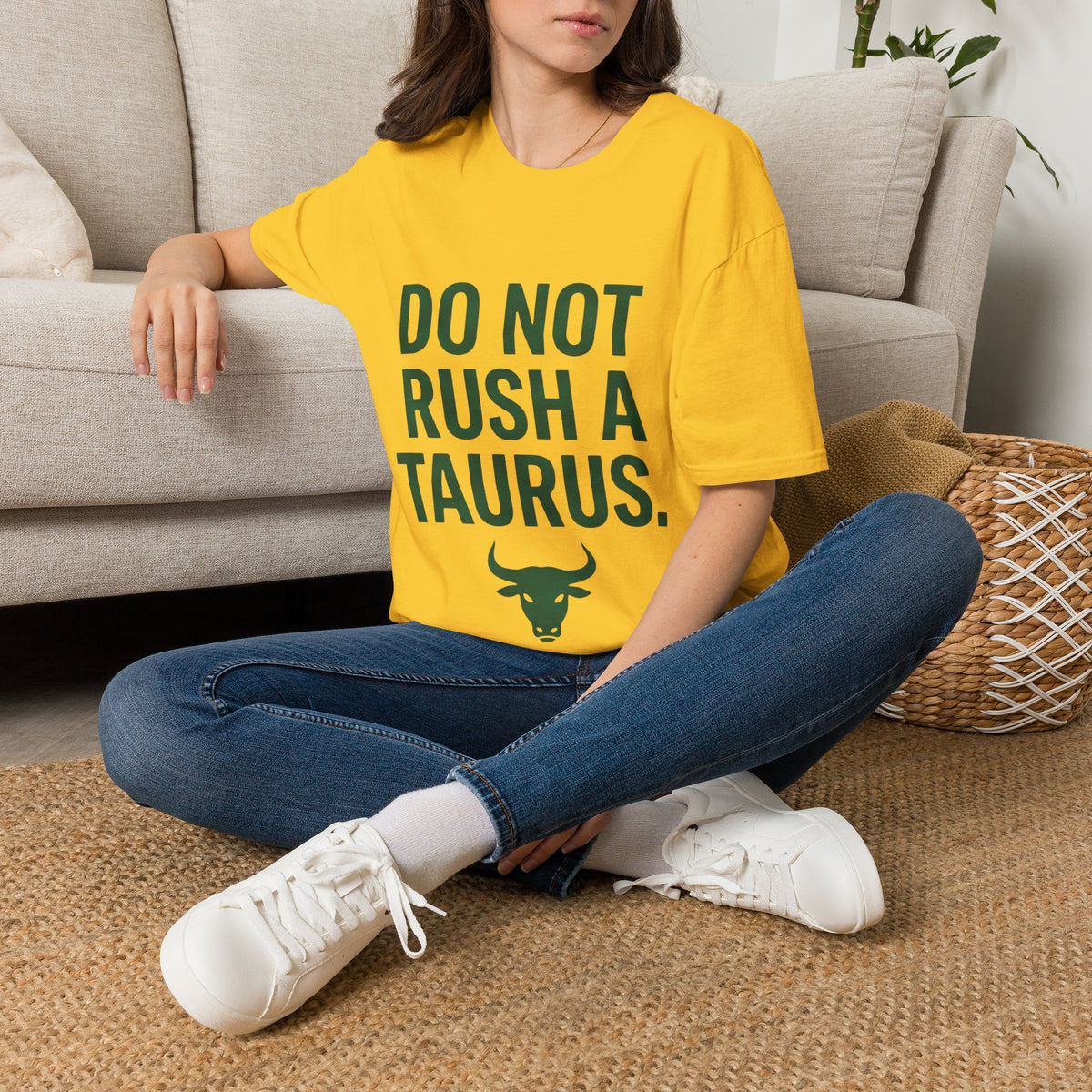 Do Not Rush a Taurus T‑Shirt — Funny Zodiac Astrology Tee