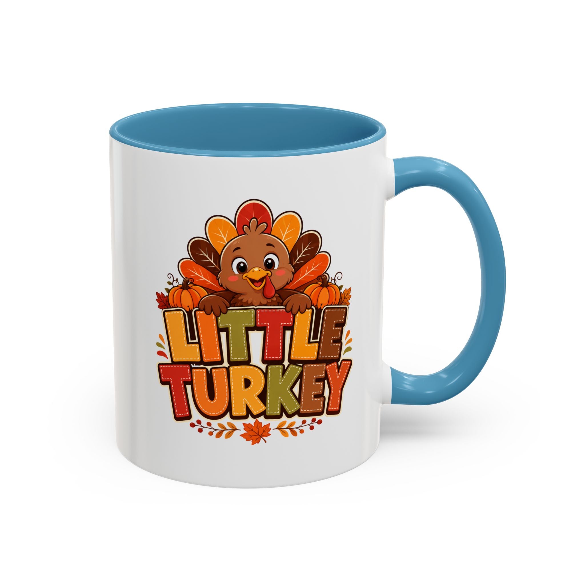 Thanksgiving Mug Little Turkey Coffee Mug — Cute Thanksgiving Kid Mug