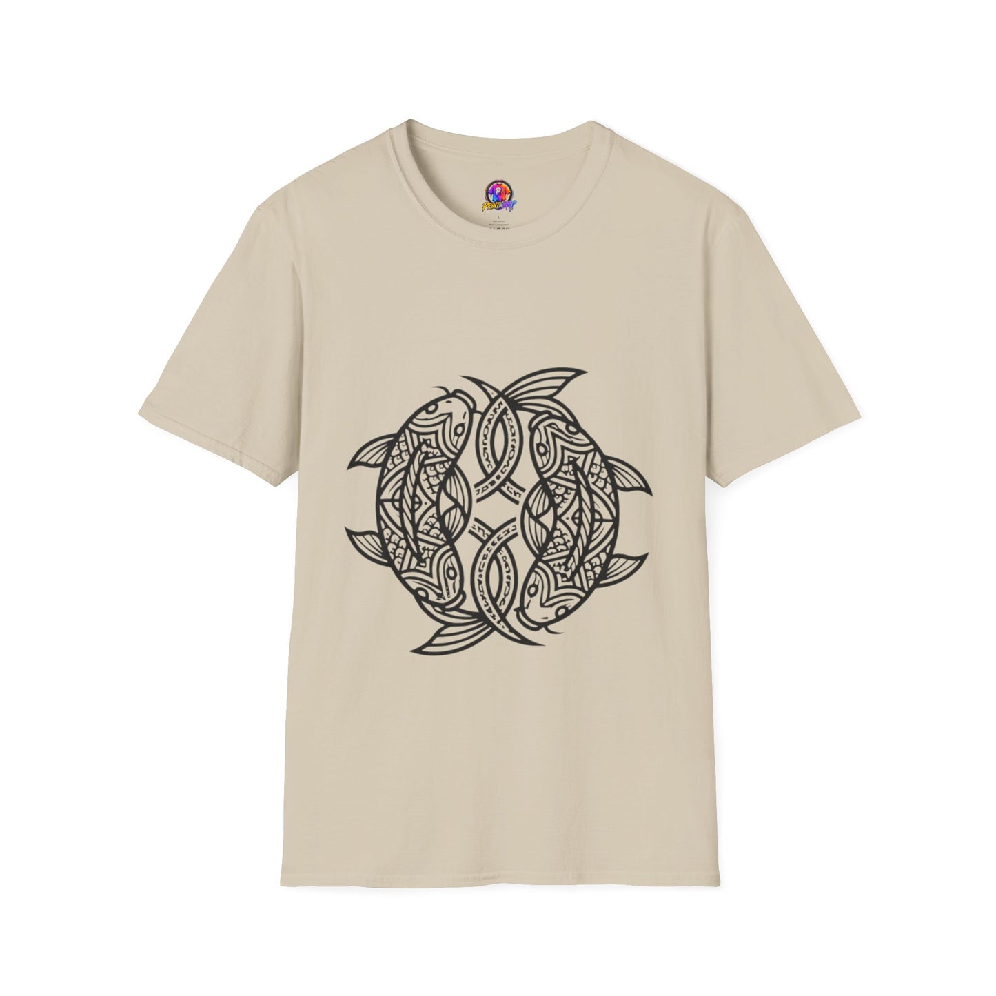 T-Shirt — Intricate Tribal Turtle Line Art Graphic Tee